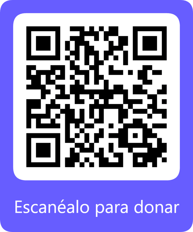 QR para donar con tarjeta